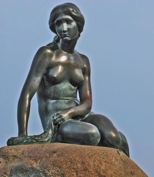 The Little Mermaid Statue in Copenhagen The Little Mermaid Statue in Copenhagen