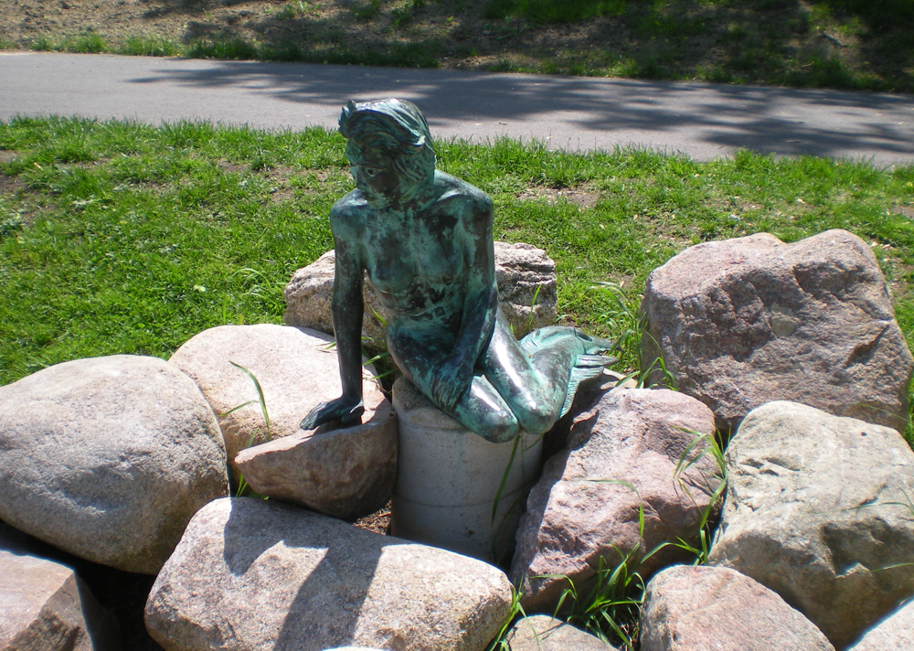 Greenville's Little Mermaid Sculpture