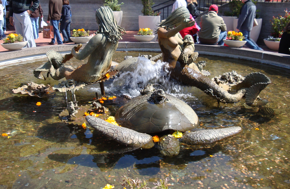 Mermaid Sculptures in Ghirardelli Square