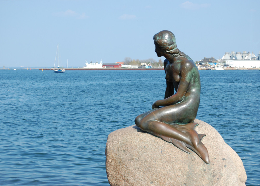The Little Mermaid Statue in Copenhagen The Little Mermaid Statue in Copenhagen