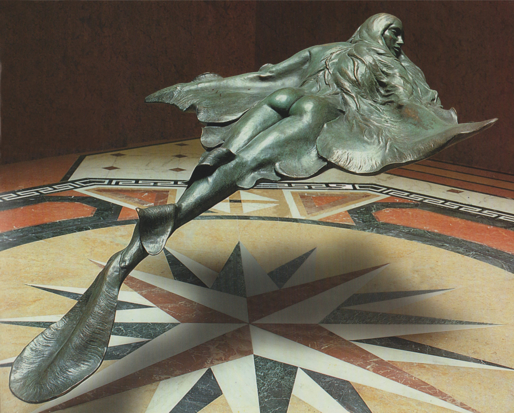 Angel of the Seas mermaid statue